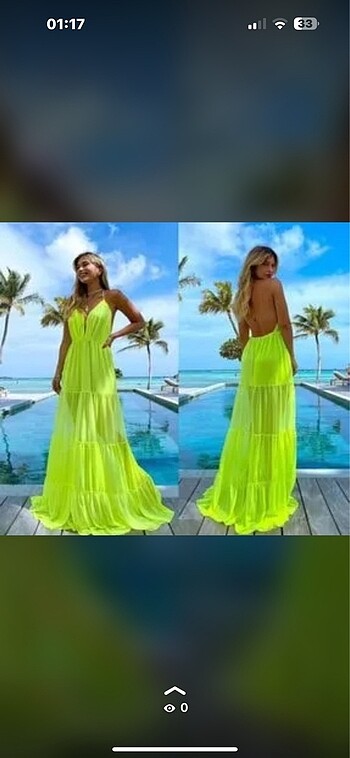 neon elbise