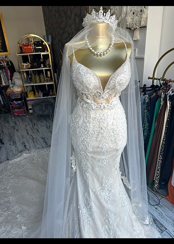 SM beden Taş ve boncuk detaylı balık model kuyruklu sıfırgelinlk - Görsel 3