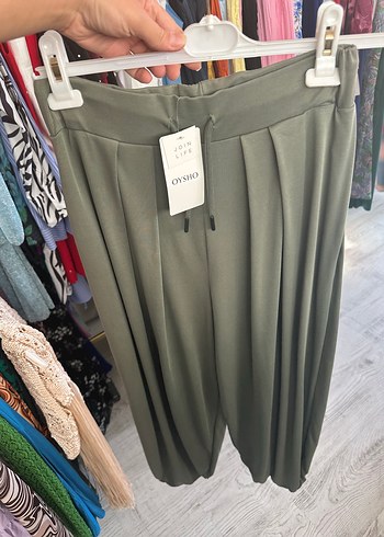 S-M-L bedenler Haki oysho şalvar Pantolon