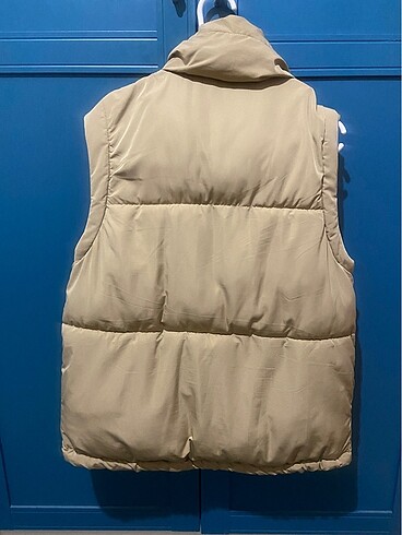 s Beden camel Renk Bershka Şişme Yelek