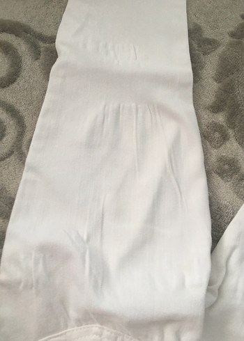 Beyaz Erkek Çocuk Kot Pantolon - Görsel 5