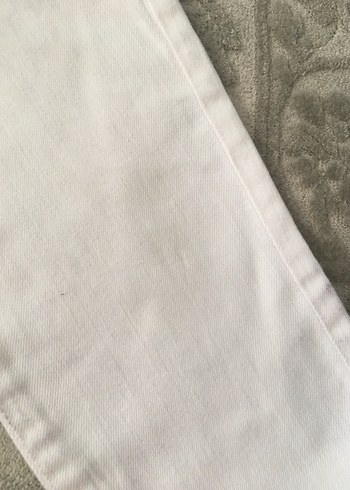 Beyaz Erkek Çocuk Kot Pantolon - Görsel 2