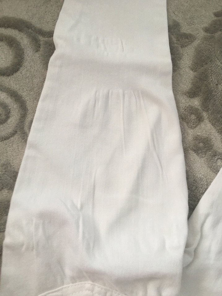 Beyaz Erkek Çocuk Kot Pantolon - Görsel 5