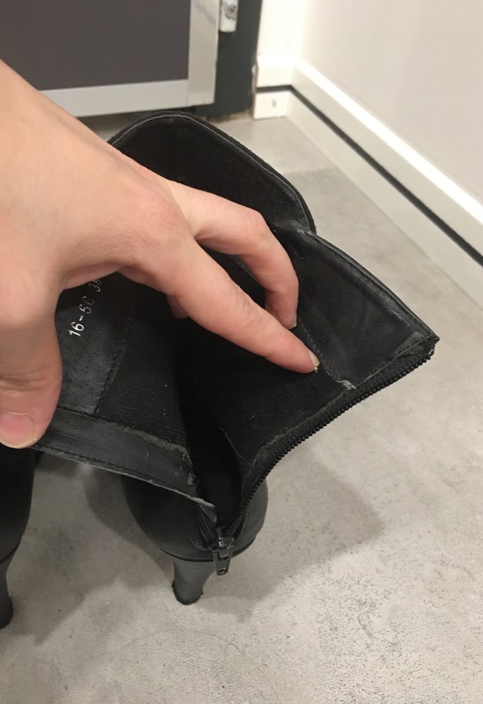 Siyah Stiletto Topuklu Kadın Bot cizme - Görsel 5