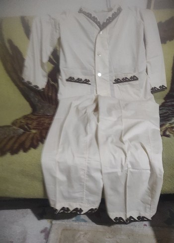 takım alt üst el işlemeli  nostaşik eskilerden . - Görsel 3