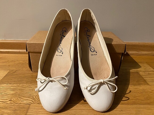 38 Beden beyaz Renk Babet Ayakkabı