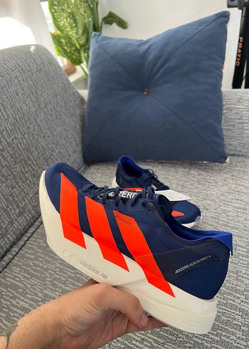Erkek Lacivert Turuncu Spor Ayakkabı