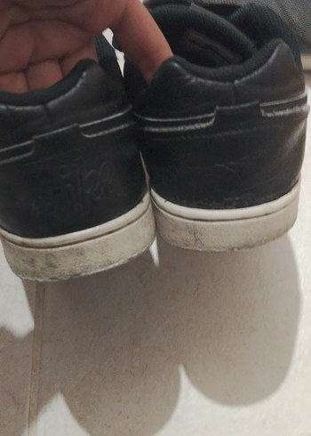 Erkek Siyah Spor Ayakkabı Bağcığı - Görsel 6