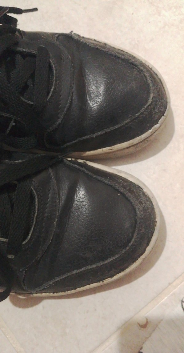 Erkek Siyah Spor Ayakkabı Bağcığı - Görsel 2