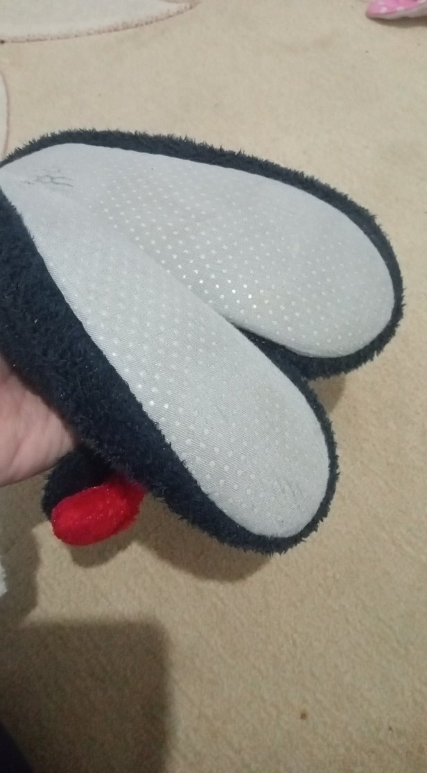 Kız Çocuk Renkli Nakışlı Polar Ev Terliği - Görsel 2