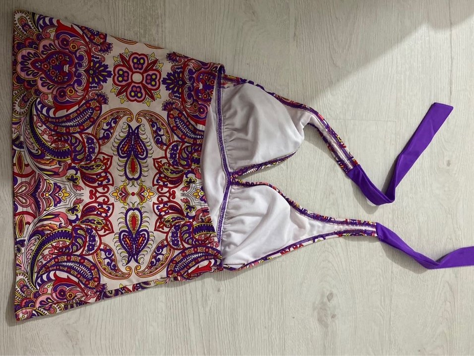 Renkli Bağlamalı İpli Bohem Mayo Üstü - Görsel 3