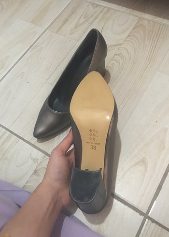38 Beden Kadın Deri Topuklu Stiletto