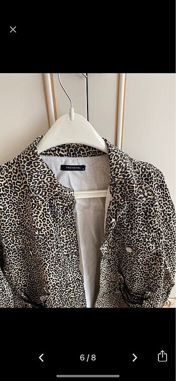 m Beden Leopar ceket