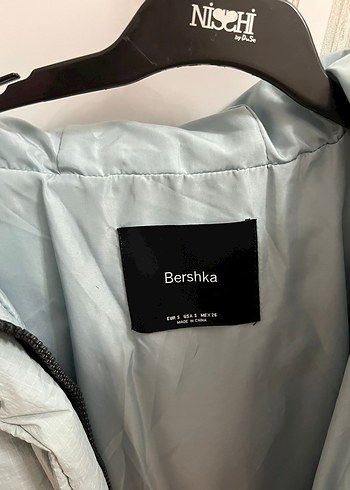 Bershka Düğmeli Gri Midi Kadın Kış Ceketi