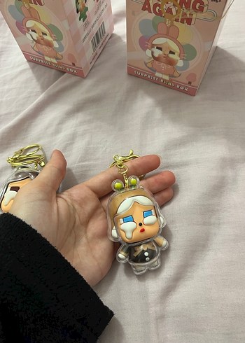 Accessorize Payetli Altın Renkli Punk Tarzı 2li Anahtarlık