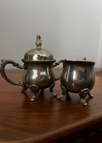 Gümüş Renkli Dekoratif Set