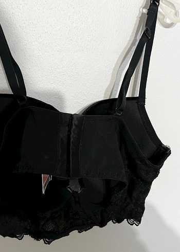 Dantelli Balenli Dolgusuz Fantezi Tişört Sütyen - Görsel 5