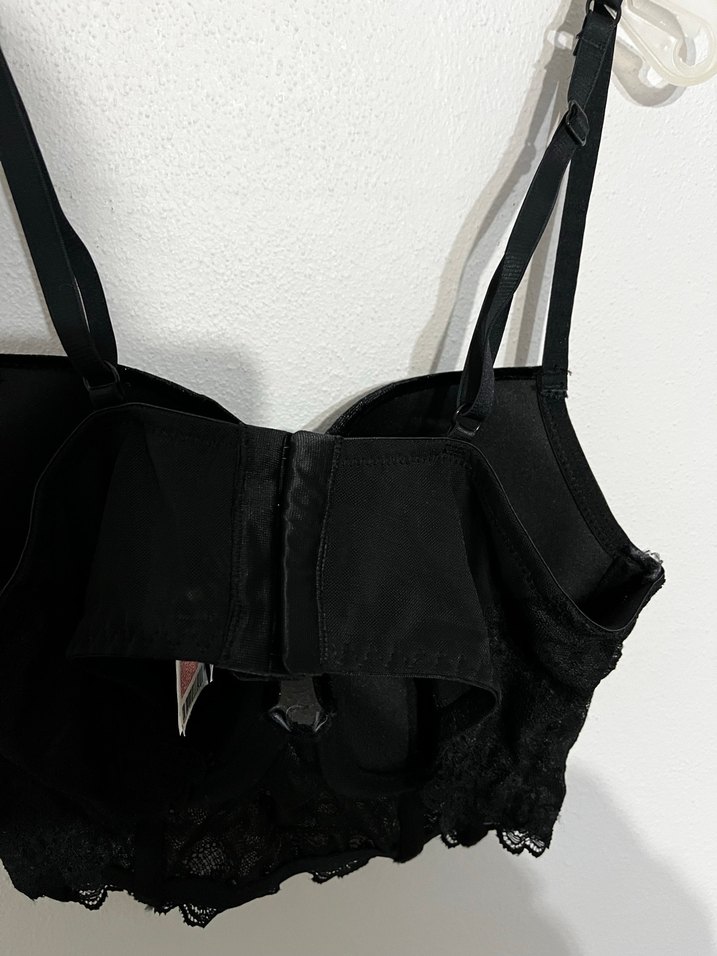 Dantelli Balenli Dolgusuz Fantezi Tişört Sütyen - Görsel 5