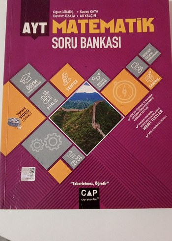 AYT Matematik Soru Bankası - Çap Yayınları