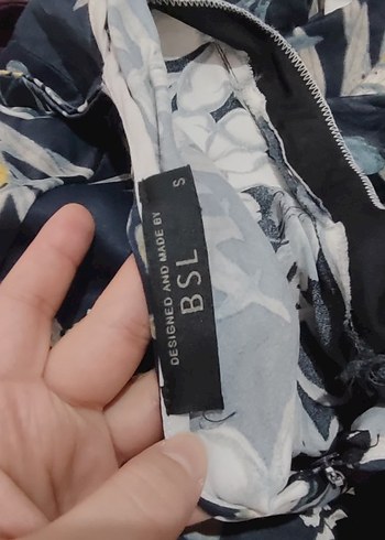 Lacivert Çiçek Desenli Bohem Mini şortlu Elbise - Görsel 6