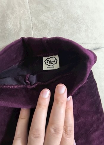 Diğer Kız Çocuk Mor Sıkı Kesim Tayt