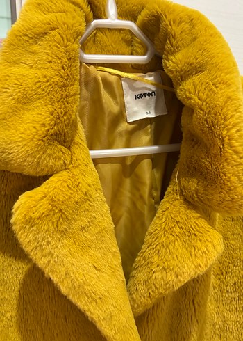 Koton Sarı kürk - Görsel 4