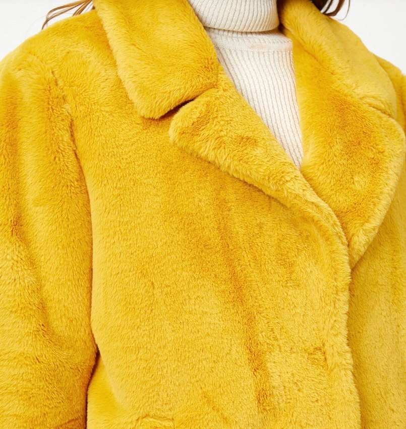 Koton Sarı kürk - Görsel 5