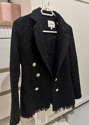 Koton Siyah tüvit Blazer Ceket - Görsel 3