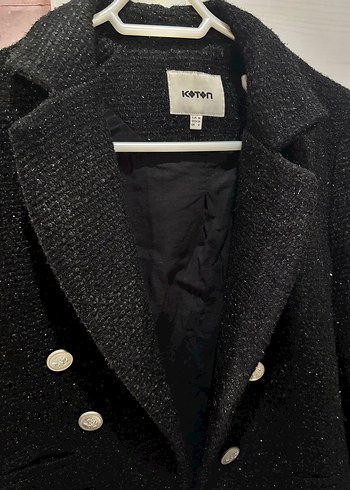 Koton Siyah tüvit Blazer Ceket - Görsel 2
