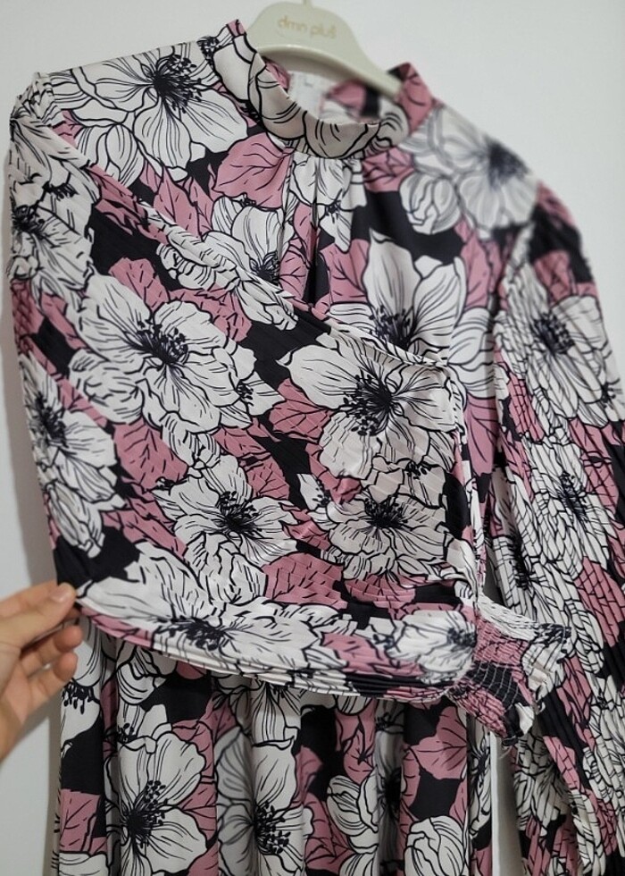 Saten elbise - Görsel 3