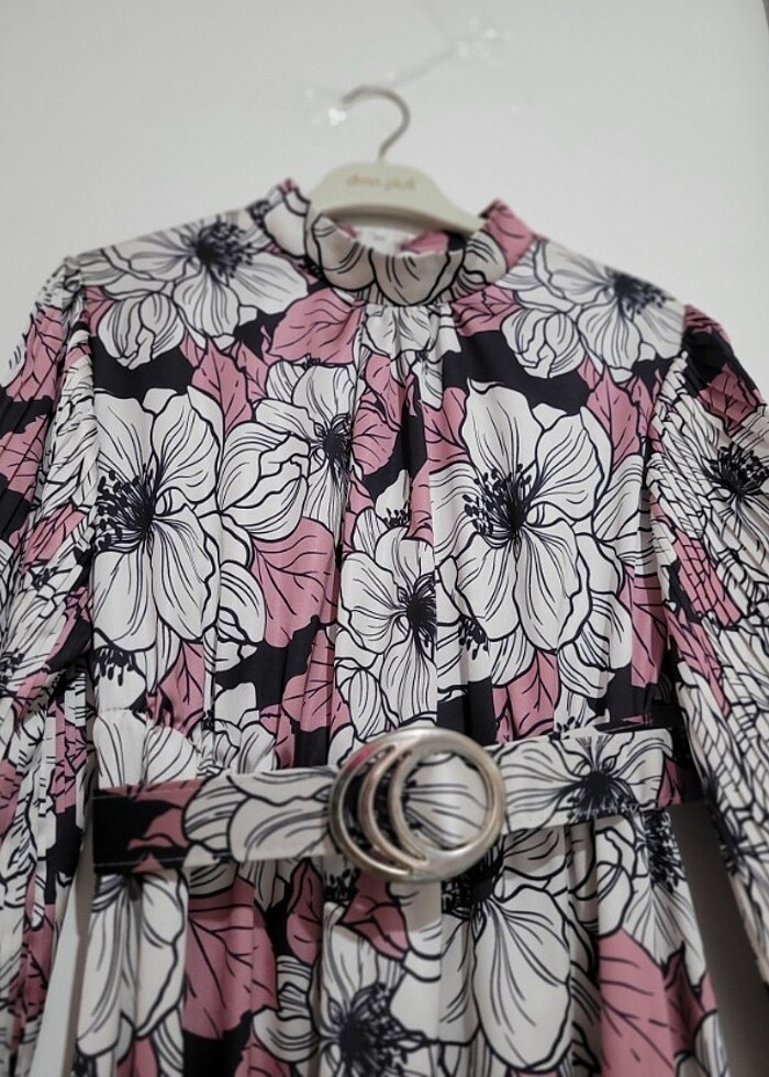 Saten elbise - Görsel 4