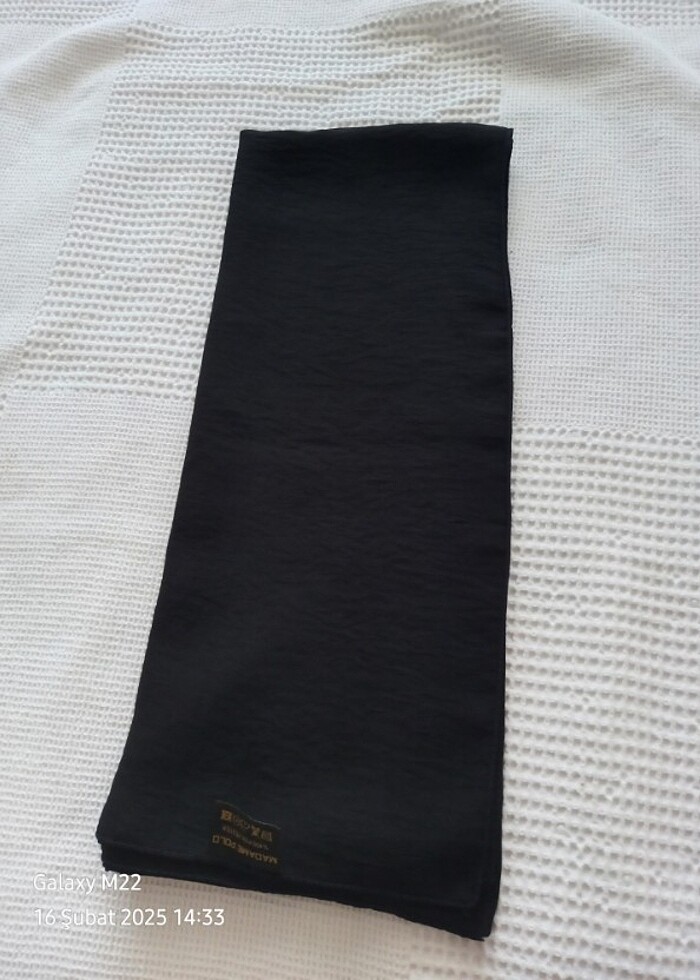 Siyah cazz şal - Görsel 2