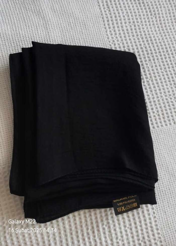 Siyah cazz şal - Görsel 3