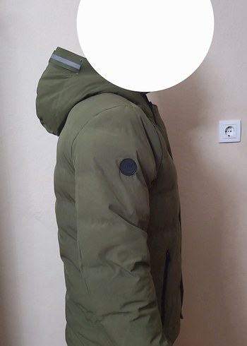 Erkek Kapüşonlu Haki Outdoor Mont - Görsel 5