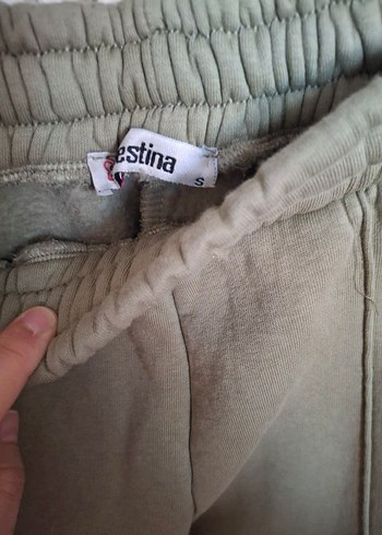 Bej Kadın Loose Fit Midi Eşofman - Görsel 2