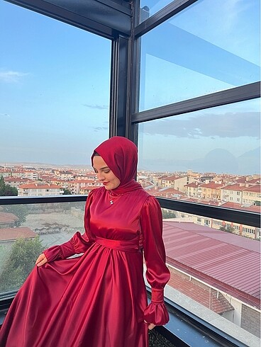 m Beden Abiye elbise
