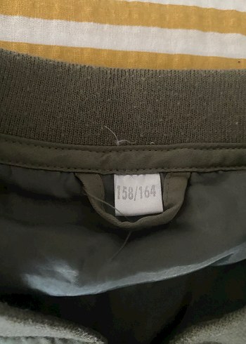 Kadın Haki Fermuarlı yağmurluk - Görsel 3