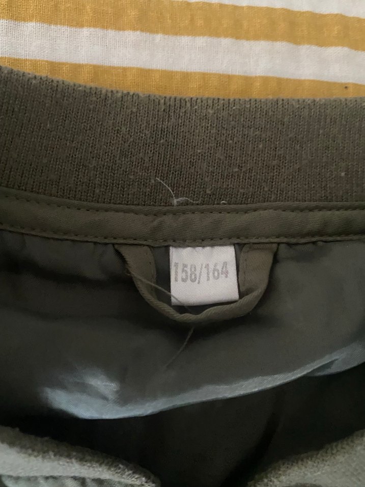 Kadın Haki Fermuarlı yağmurluk - Görsel 3