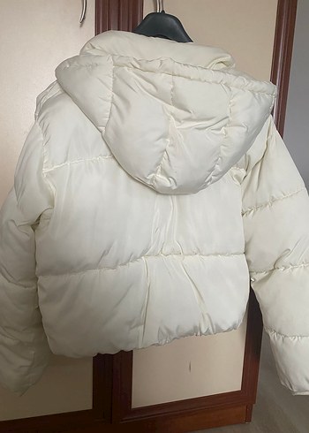 Pull bear Beyaz Kadın  Mont - Görsel 3