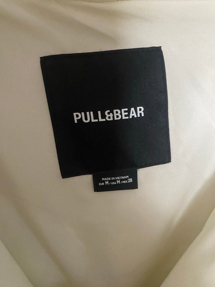 Pull bear Beyaz Kadın  Mont - Görsel 2