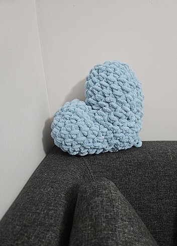 puffy kalp yastık