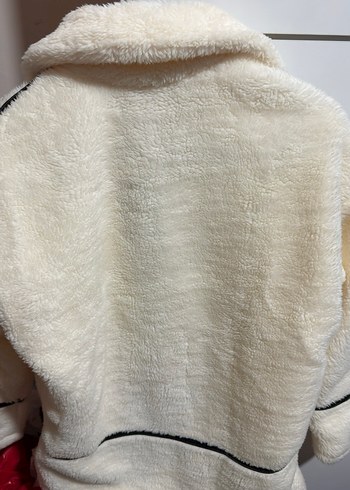 Beyaz Kadın Midi Kaban - Görsel 3