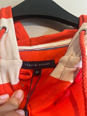 Tommy Hilfiger Orjinal Tommy Hilfiger kapşonlu sweatshirt
