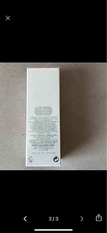 Diğer Elizabeth Taylor Gardenia 100ml EDP