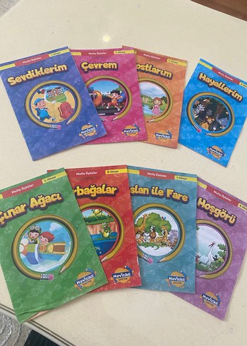 Çocuklar için 8 Mutlu Öyküler Kitap Seti