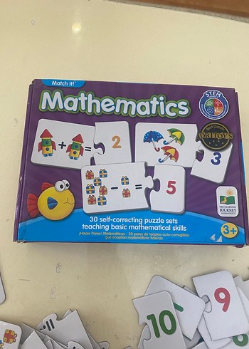 Renkli Matematik Eğitici Puzzle Seti