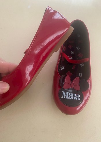 Kız Çocuk Kırmızı Minnie Mouse Babet - Görsel 4