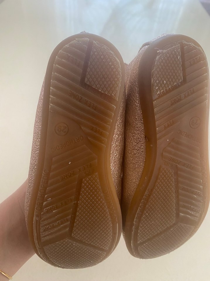 Çiçekli  Kız Babet Ayakkabı - Görsel 4