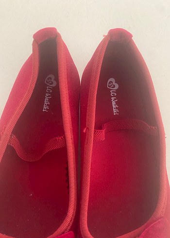 Kız Çocuk Kırmızı Fiyonklu Babet - Görsel 4