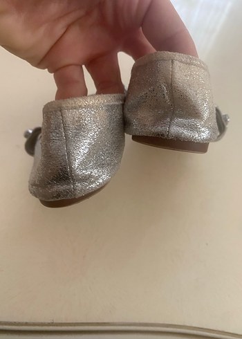 31 Beden gri Renk Simli Kız Babet